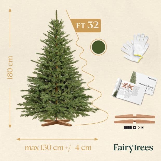 NAIZY Sapin de Noël artificiel - Vert PVC et polyéthylène