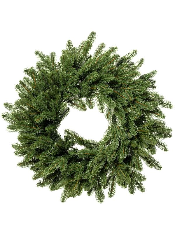 Couronne de Noël artificielle 55 cm pour portes, fenêtres