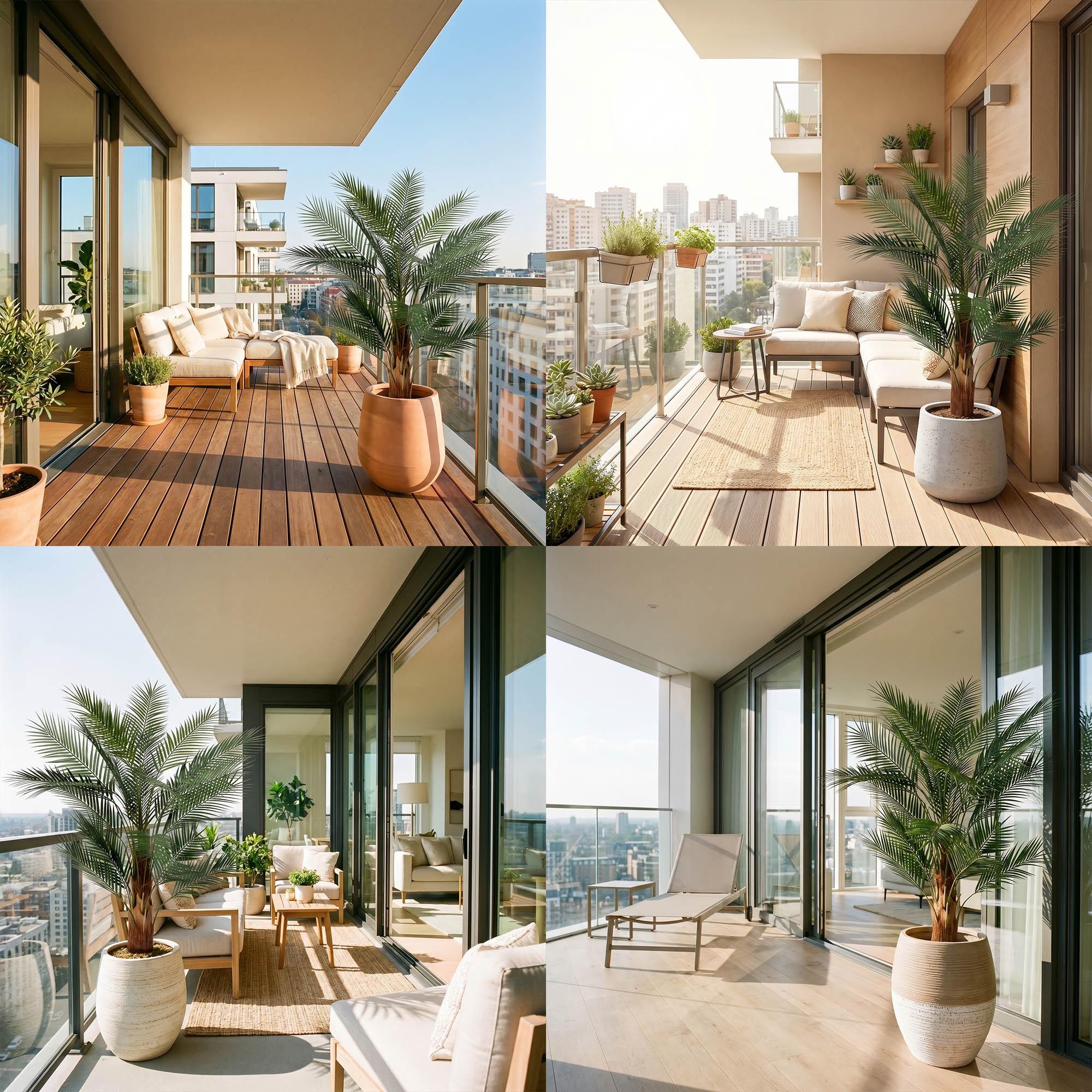 Le monstera artificiel sur tige de 160 cm FairyTrees comme d&eacute;coration d'int&eacute;rieur dans divers am&eacute;nagements, adapt&eacute; aux espaces modernes.